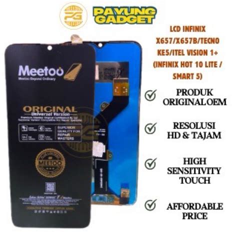 Jual LCD INFINIX X X B TECNO KE ITEL VISION INFINIX HOT LITE SMART ORIGINAL