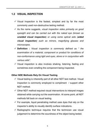 CONCEPTS OF NDT PDF