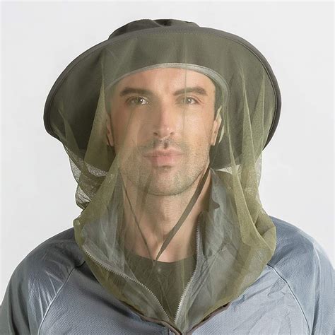 Flammi Mosquito Head Net Hat Fishing Hat Whead Net Upf 50