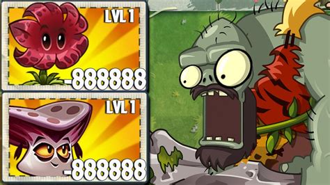 How Many Plant Level 1 Can Defeat 40 Carnie Imp Zombie With 1 Power Up