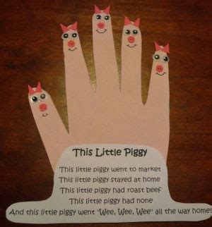 This Little Piggy Nursery Rhyme Craft | All Kids Network