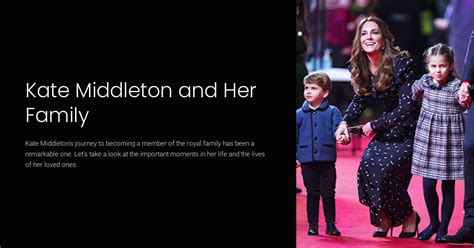 Kate Middleton and Her Family