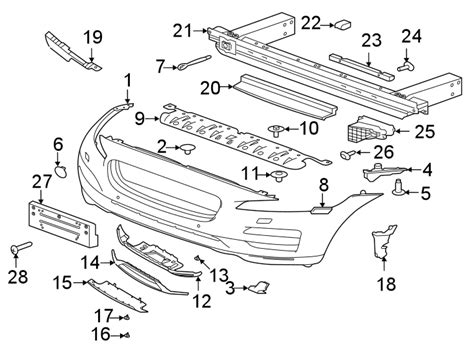 Jaguar F Pace Bumper Trim Front Lower Wo Svr T4a37995lml