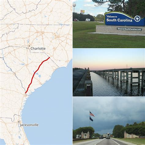 TOP - Interstate 95 (I-95) traverses eastern South Carolina for ...