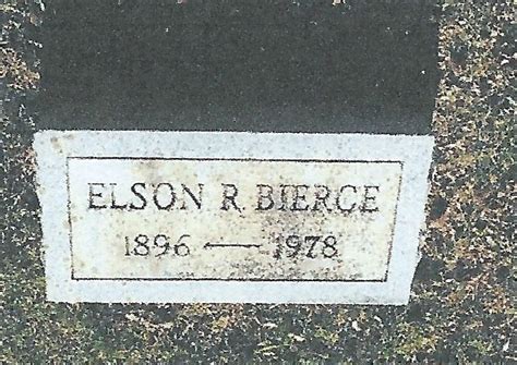 Elson R Bierce 1896 1978 Find A Grave Memorial