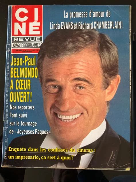 CINÉ TÉLÉ REVUE 21 06 1984 Jean Paul Belmondo Linda Evans et