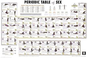 Amazon Periodic Table Of Sex Poster X In Posters Prints