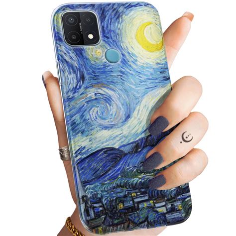 Etui Do Oppo A15 A15S Wzory Vincent Van Gogh Van Gogh Gwieździsta Noc