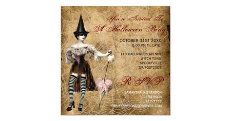 Witch Halloween Party Invitation