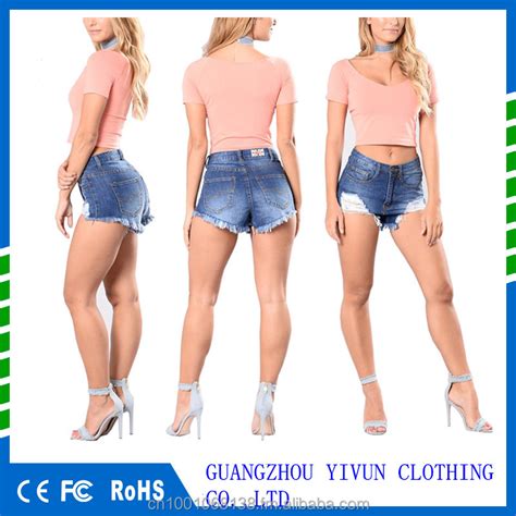 High Waist Short Jeans Women Sexy Denim Shorts Buttons Ripped Fahion Booty Shorts Hot Jean Mini