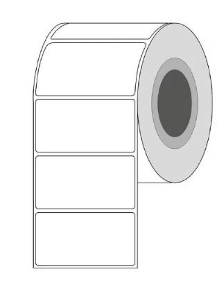 Rollo De Etiquetas Adhesivas TT 75mm X 40mm R1000 Base Virtual Base