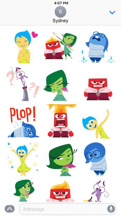 Disney Stickers Inside Out By Disney Disney Sticker Disney Fan Art