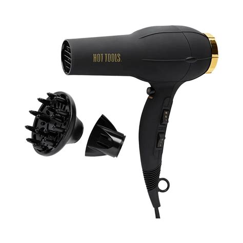 Hot Tools Pro Signature Salon Ionic Hair Dryer W Ac Motor With Diffuser Heat Speed