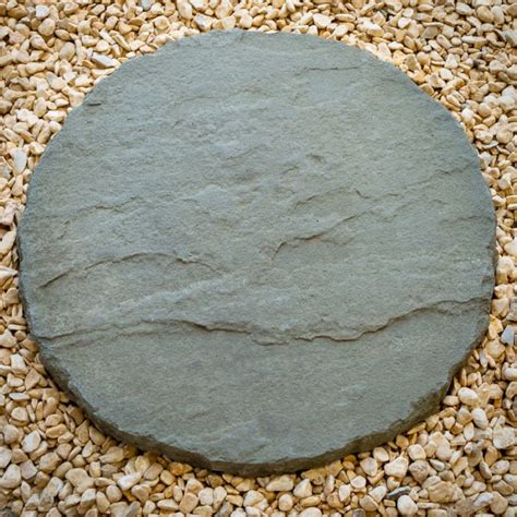 Circular Riven York Stepping Stones