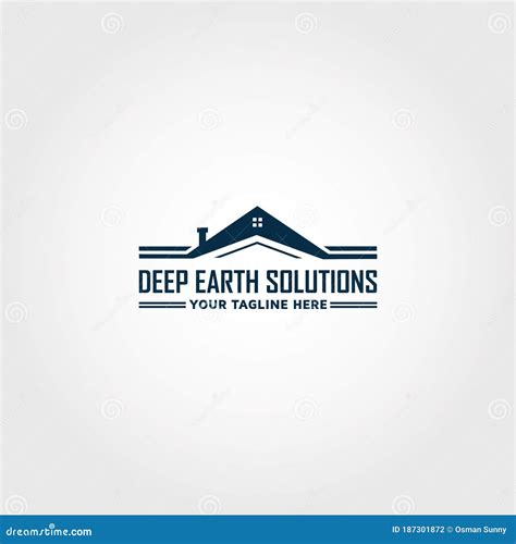 Home Builders And Contractors Logo Design Stock Vector Illustration