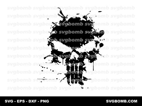 The Punisher Svg Svgbomb