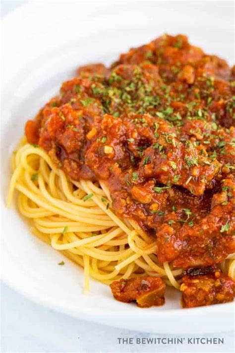 World's Best Spaghetti Sauce Recipe + Video | The Bewitchin' Kitchen