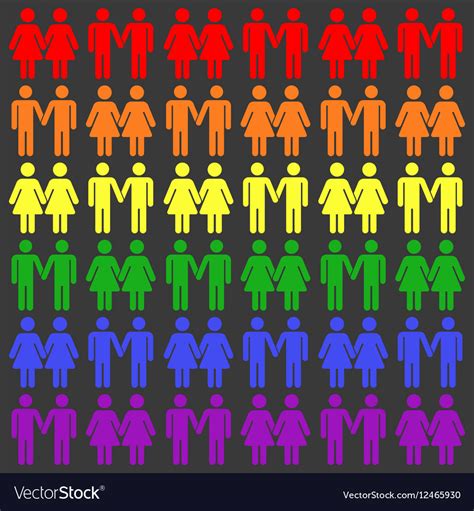 Gay Lgbt Seamless Pattern Royalty Free Vector Image