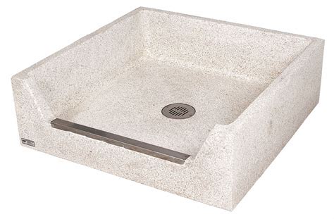 Terrazzo Ware 36 X 36 X 12 Palomino Tan Mop Sink 4 Bowl Depth