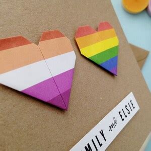 Personalised Lesbian Anniversary Card Gay Wedding Card LGBT Rainbow Card Anniversary Card For