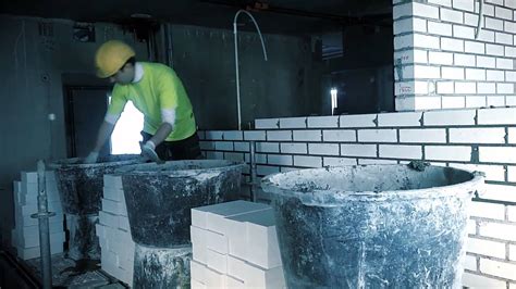 Это видео о работе каменщика в паре каменщик + помощник. Устраивайтесь ...