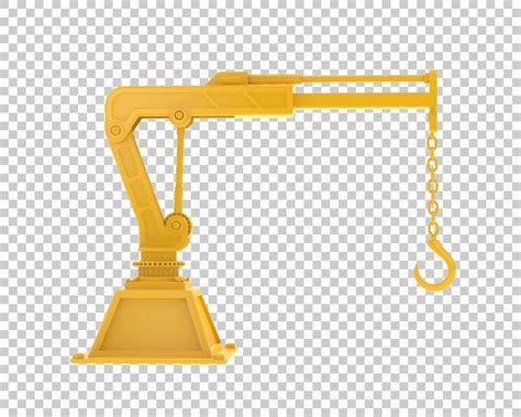 Premium Psd Crane Isolated On Transparent Background D Rendering