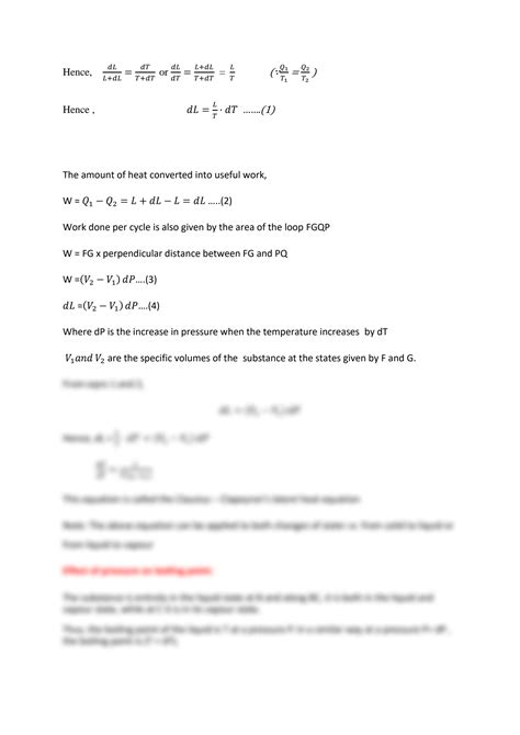 Solution Clausius Clapeyron Equation Studypool