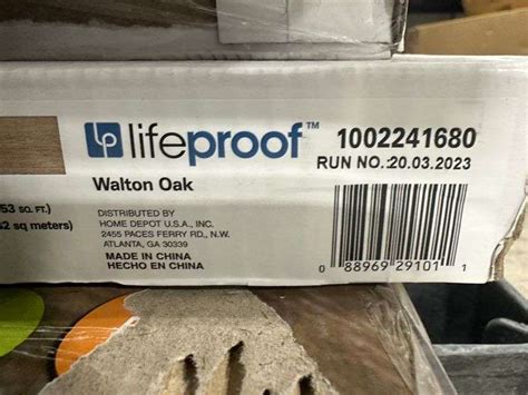 Lifeproof Walton Oak Vinyl Plank Flooring Lambrecht Auction Inc