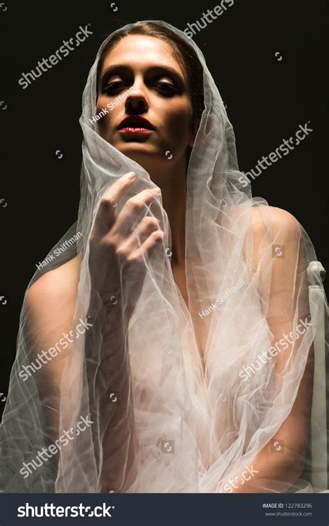 Tall Nude Brunette Deep Shadow Stock Photo 122783296 Shutterstock