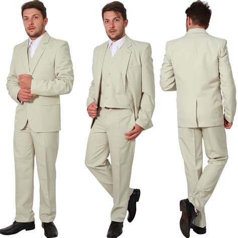 Anzug Herren Regular Teiler Sakko Hose Weste B Ro Business Hochzeit