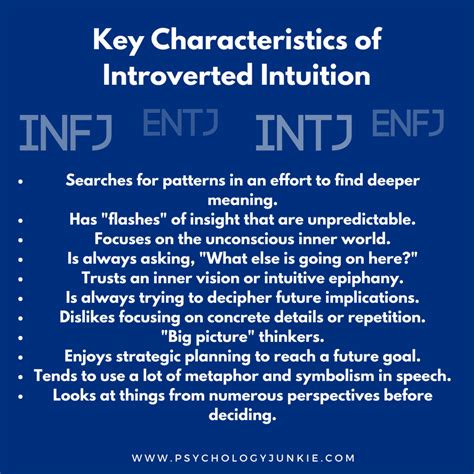 Signs That You Use Introverted Intuition Infj Intj And Infj Intj