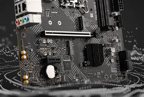 PRO H610M-G Motherboard M-ATX - Поддержка процессоров Intel 12-го и 13 ...