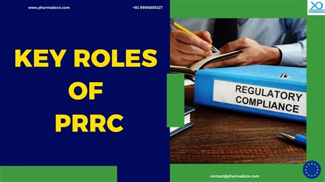 roles  person responsible  regulatory compliance prrc