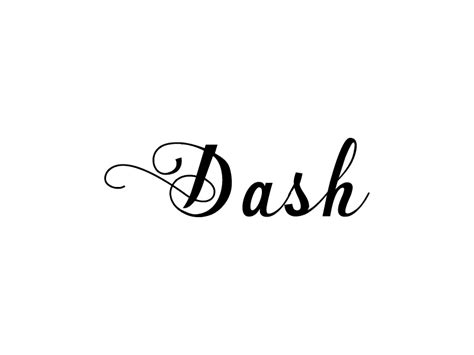 Dash Svg Typography Graphic By Expressyourself82 · Creative Fabrica