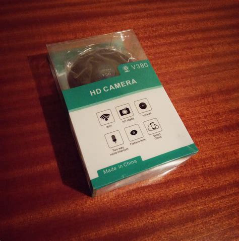 Панорамная IP WiFi камера наблюдения 360°, линза рыбий глаз, IR LEDs ...