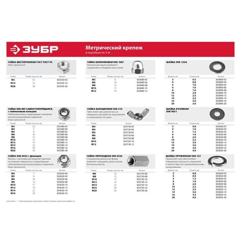 Гайка самоконтрящаяся с нейлоновым кольцом DIN 985, "ЗУБР", M4 ...