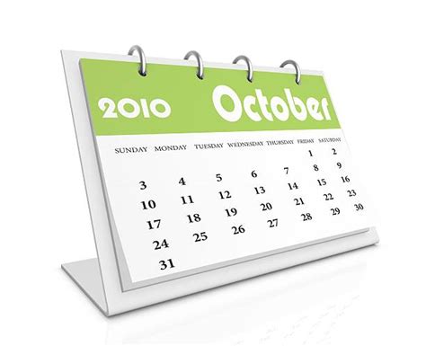 20 October 2010 Calendar Stock Photos Pictures And Royalty Free Images