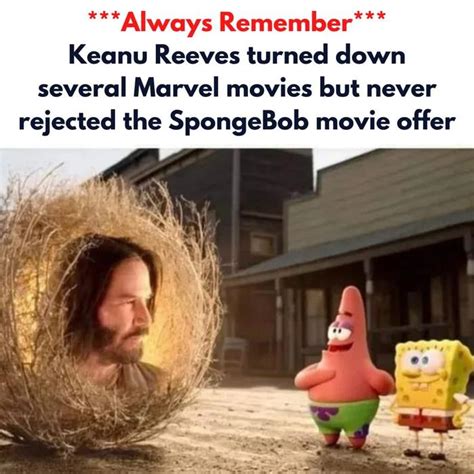 Keanu reeves in spongebob movie : r/Keanu_Memes