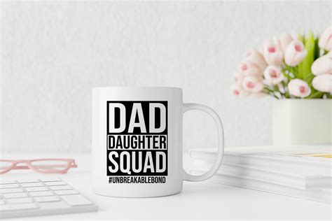 Daddy Daughter Svg Dad Daughter Squad Unbreakable Bond Etsy