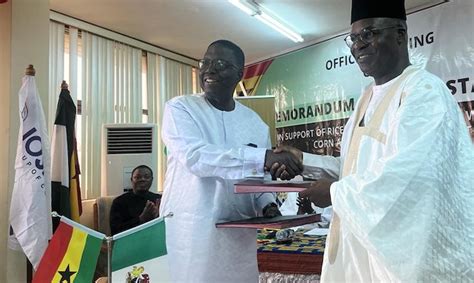 Nigerian Ghanaian Companies Sign Mou To Boost Rice Wheat Soya Beans