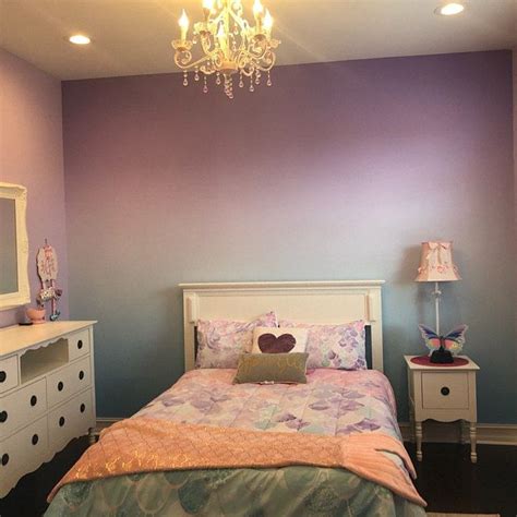 Wallpaper Ombre Blue Purple Peel And Stick Wallpaper Blue Etsy Bedroom Wall Colors