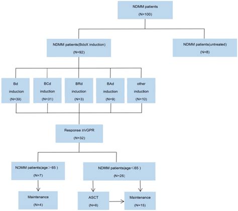 Consort Diagram Ndmm Newly Diagnosed Multiple Myeloma Bd Bortezomib