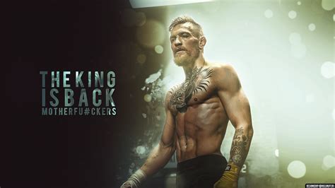 Conor McGregor The King Is Back Motherfu Ckers By RARHD On DeviantArt