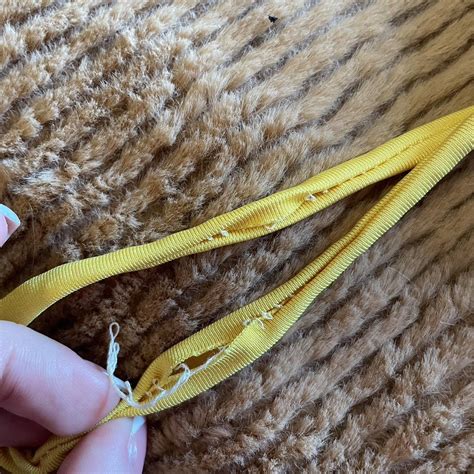 Yellow Shein Bikini Lush Colour No Padding Has Depop