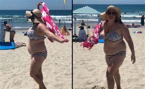 Shelly Was Laughed At Because She Appeared On The Beach In Bikini Afrinik