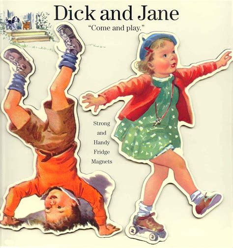 Dick and Jane Come and Play Magnet Set