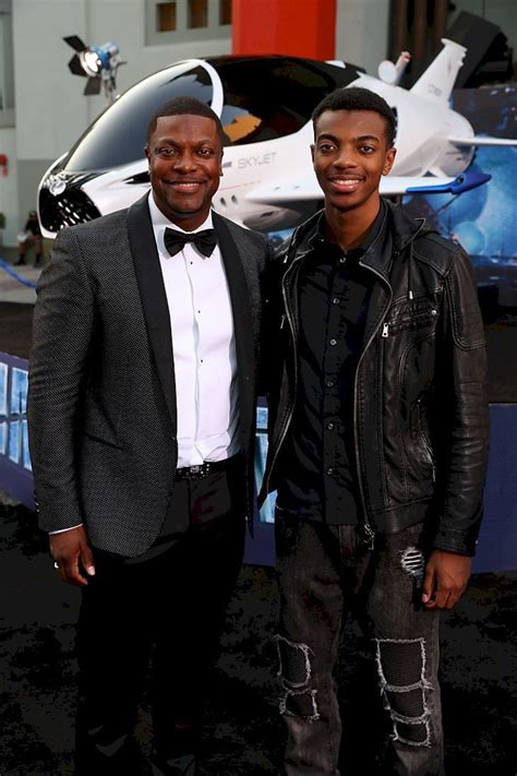 Chris Tucker Shares Photo With His Tall Son Destin Revealing Their