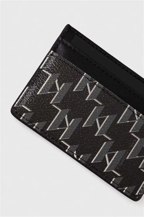 Чохол на банківські карти Karl Lagerfeld колір чорний | ANSWEAR.ua