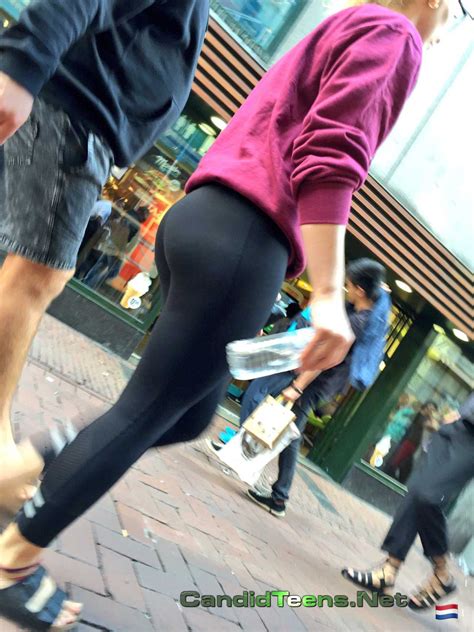 Tight Legging White Girl Candid Ass Creepshots