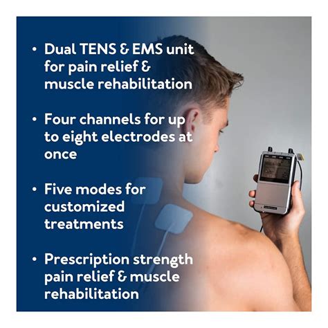 Roscoe Medical Channel Tens Unit And Ems Muscle Stimulator For Pain